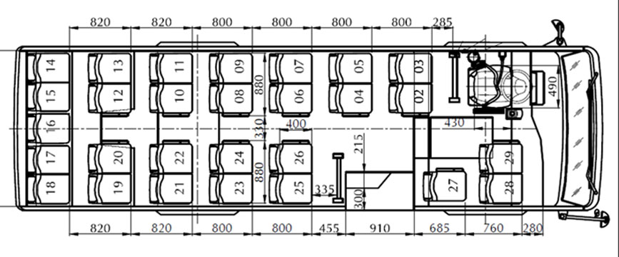 xe 29 chỗ chở tối đa bao nhiêu người